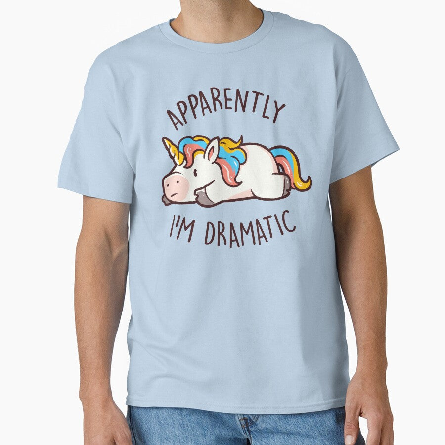 Apparently I'm Dramatic - Cute Funny Unicorn Gift by EduEly