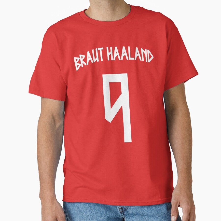 Braut Haaland Number 9 Norway Soccer by RafaelScherer