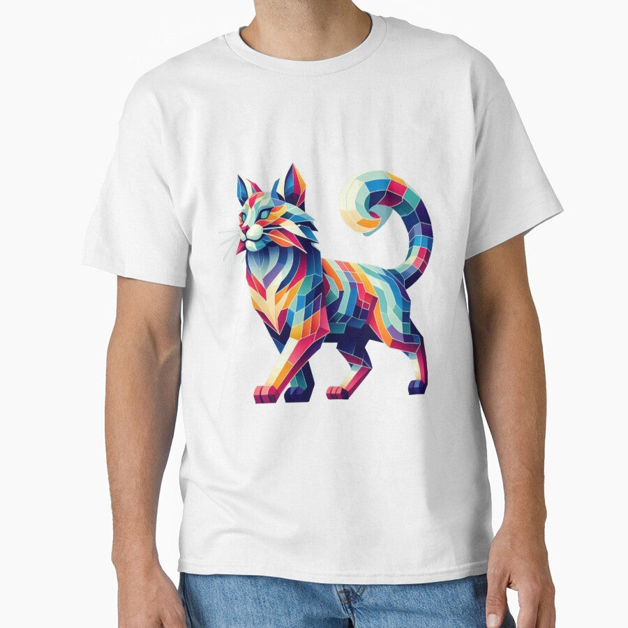 Cute geometric colorful cats 16 by slamnoah