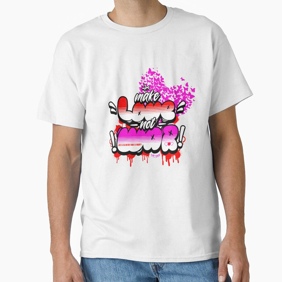 Make Love Not War – Retro Hippie Statement by beeekingz
