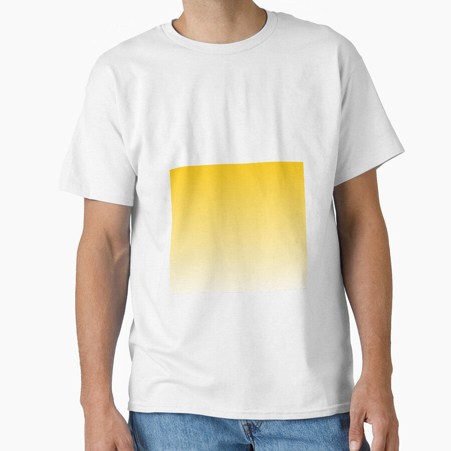 GOLDEN TIME - Aesthetic Minimalist Golden Yellow to White Gradient Ombre by GRDNT