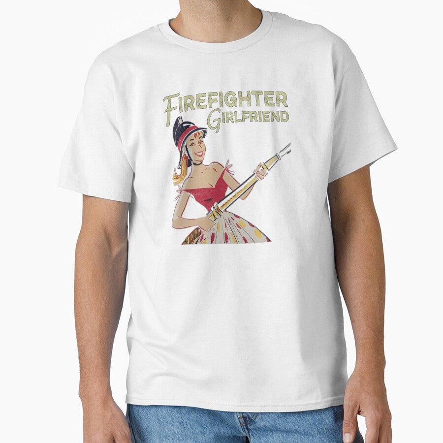 Firefighter Girlfriend 1950s Vintage by norules