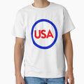 USA Retro Logo ~ American USA Proud by StrangeStreet