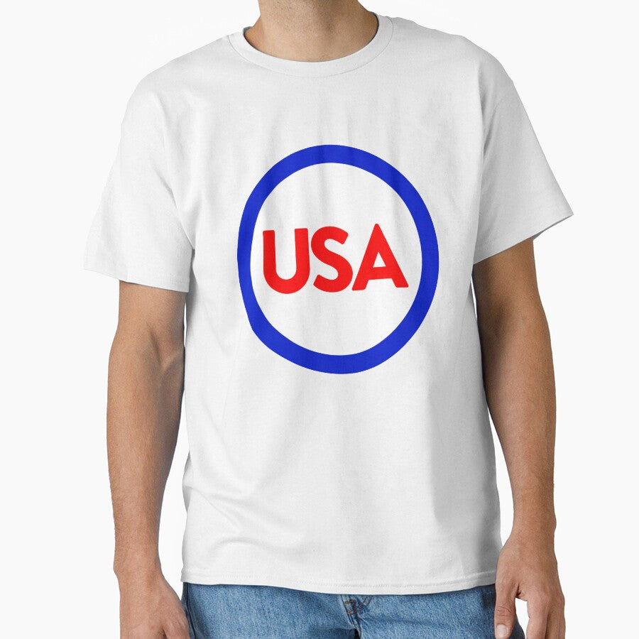 USA Retro Logo ~ American USA Proud by StrangeStreet
