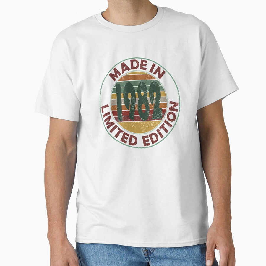 Made In 1982 Limited Edition Retro Vintage by Qudkin