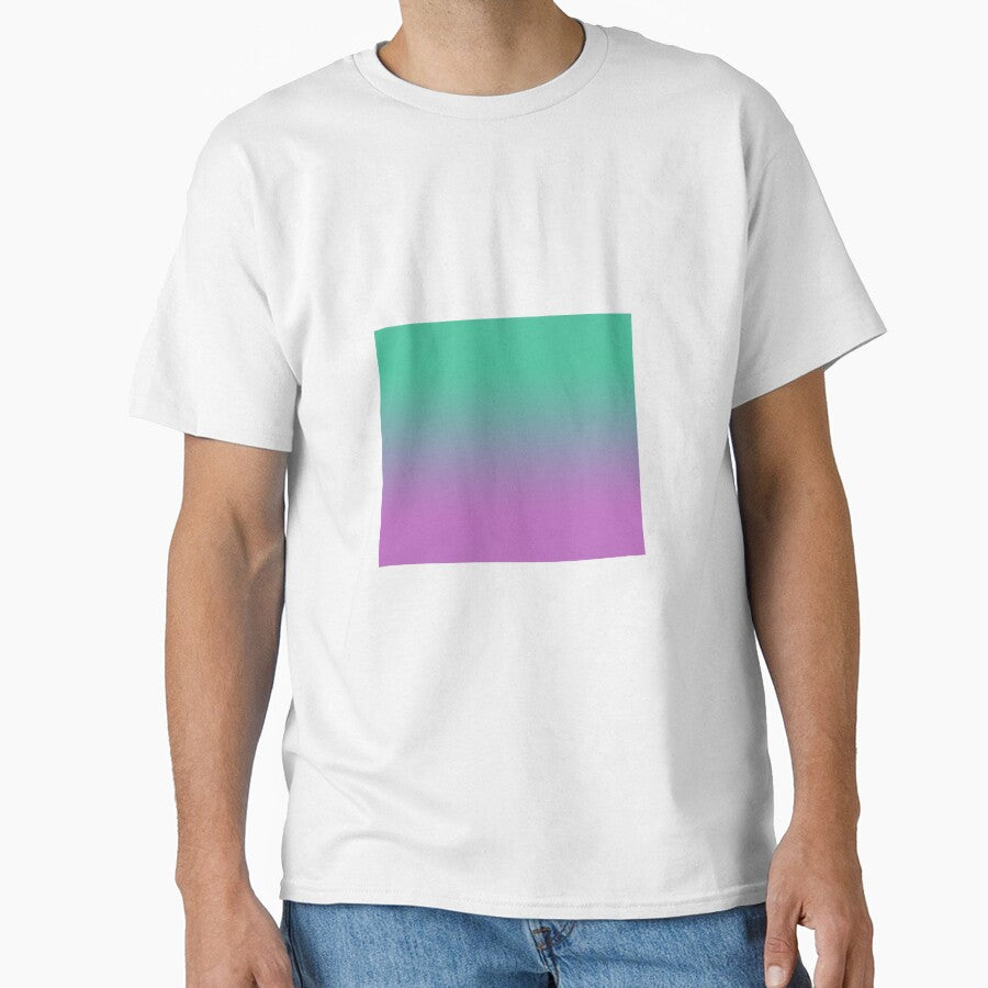 RETRO - Minimalist Green to Purple Gradient Ombre by GRDNT