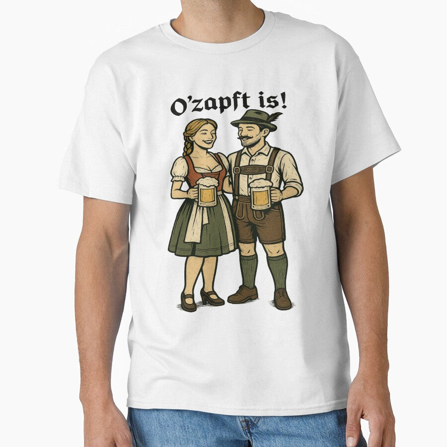 Oktoberfest Couple in Traditional Attire by Art-Self Studio