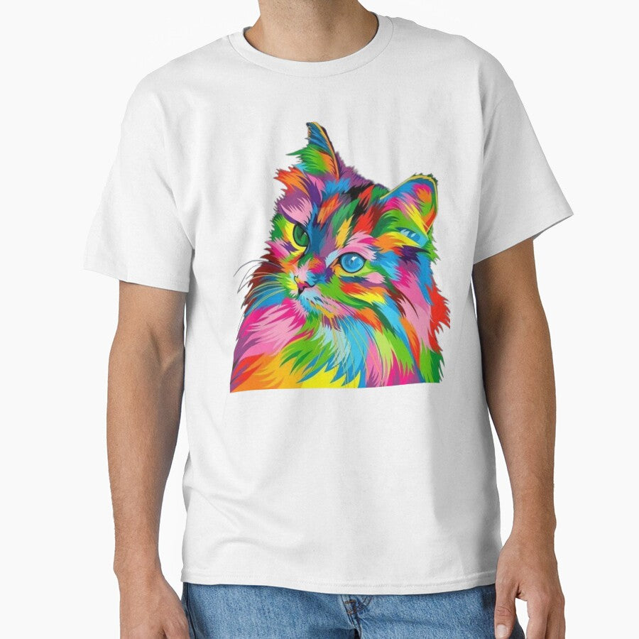 Colorful cat by Silence has weight