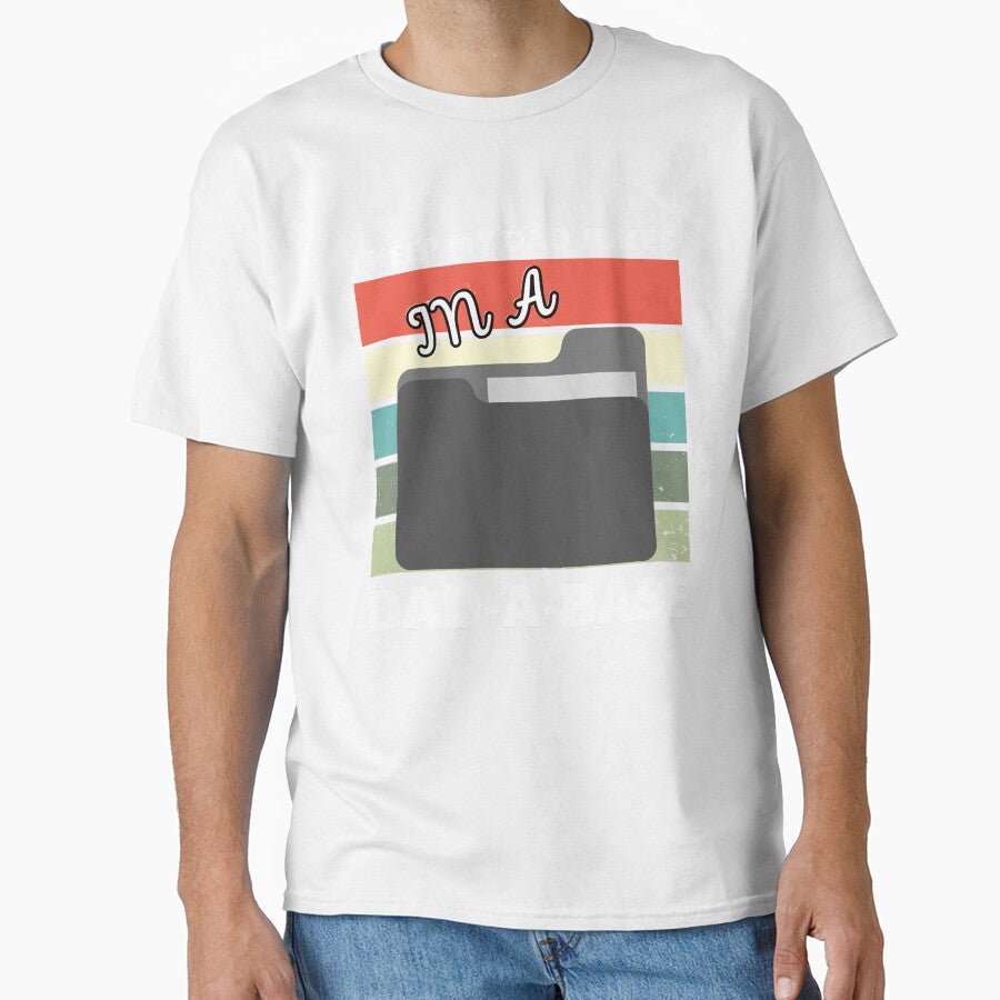 I Keep My Dad Jokes in a Dad-A-Base Vintage Funny father grandpa by MouDantArts