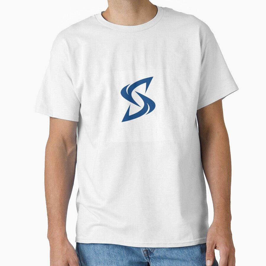 SwingShark Official Brand Logo - Minimalist Shark Fin S by SwingShark