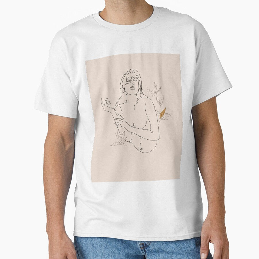 Nude woman figure illustration by DigiHouse