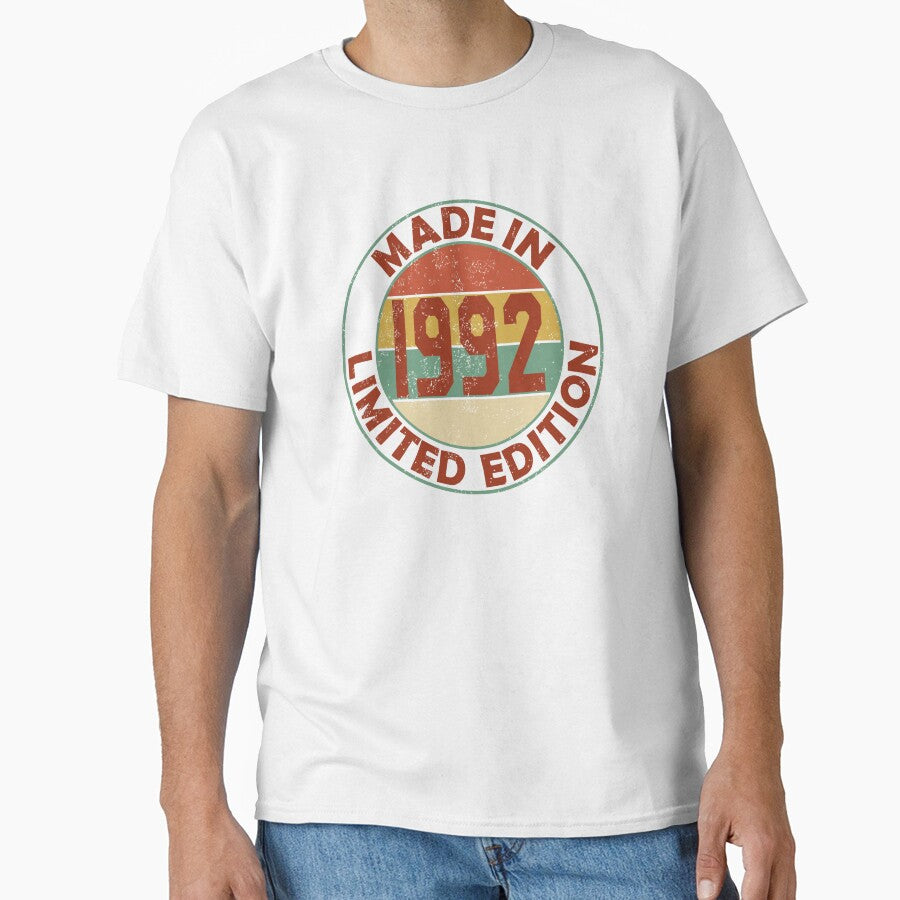 Made In 1992 Limited Edition Retro Vintage by Qudkin
