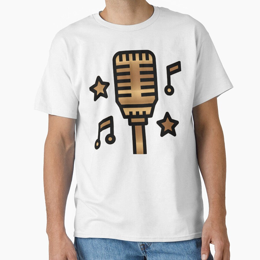 Music in Beige Metallic Horizontal Two Tone Colours by DownloadArt