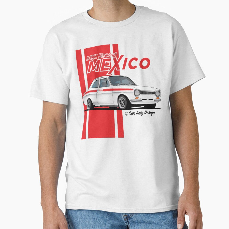Mk1 Escort Mexico (White + Red) by SketchMyRide