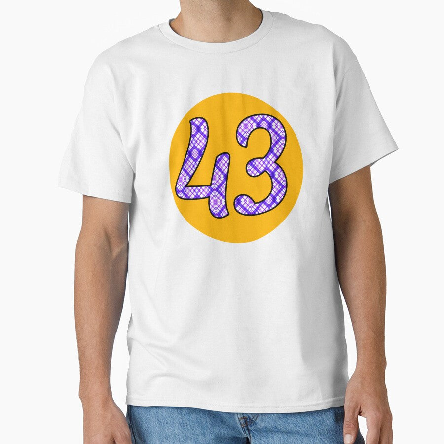 Tartan/Plaid Number 43 by NumbersFort