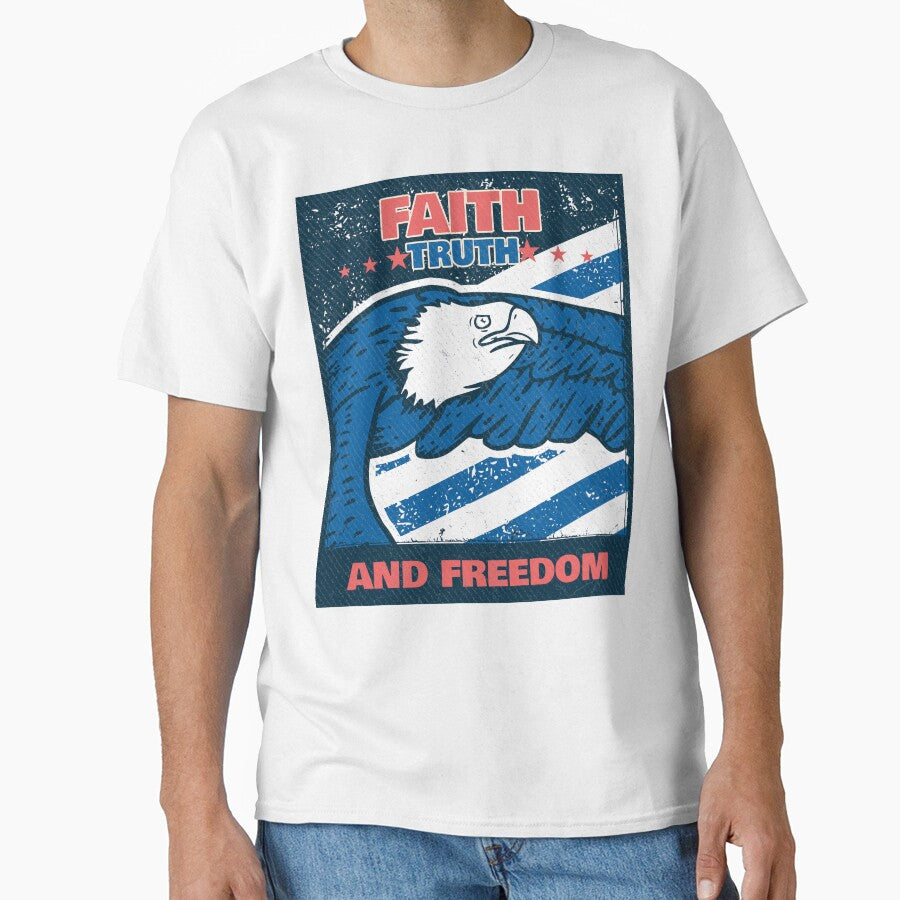 Faith Truth and Freedom America Christian T-Shirt by Beacon House
