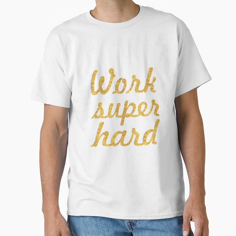 Work super hard - Gym Motivational Quote by Powerofwordss