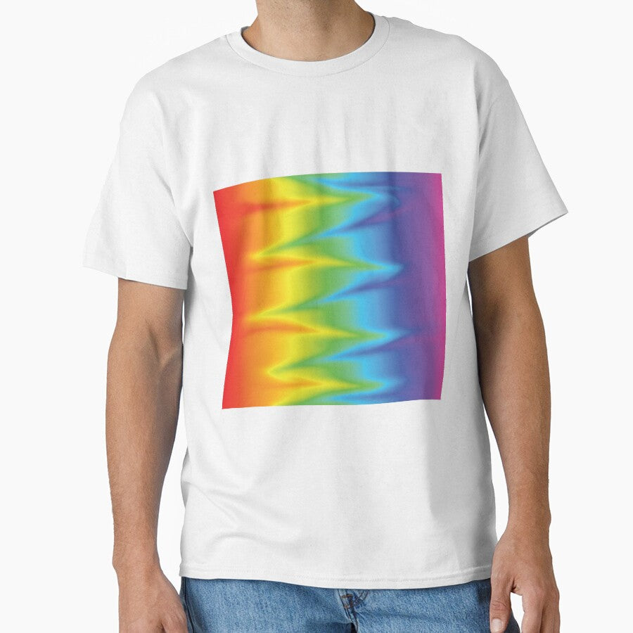 Rainbow Gradient Zig Zag by KPoppy Art