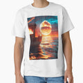 Boat in a Sea of Fire and Stars - Ocean Voyage Through the Burning Universe by WBP Mart