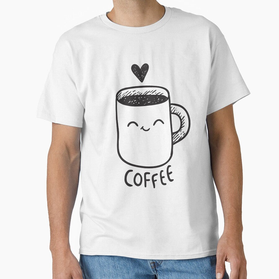 Coffee (one of the paired t-shirts - look at "Cream" design:) by kostolom3000