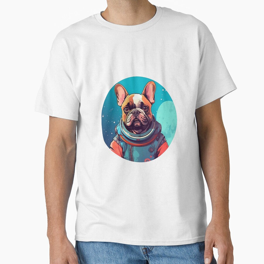 Space French Bulldog by Kevin Lou