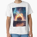 Serene Night on the Cosmic Ocean - A Voyage Through the Burning Cosmos by WBP Mart