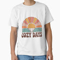 Cozy Retro Sunset Graphic Streetwear Design by quietvisualsco