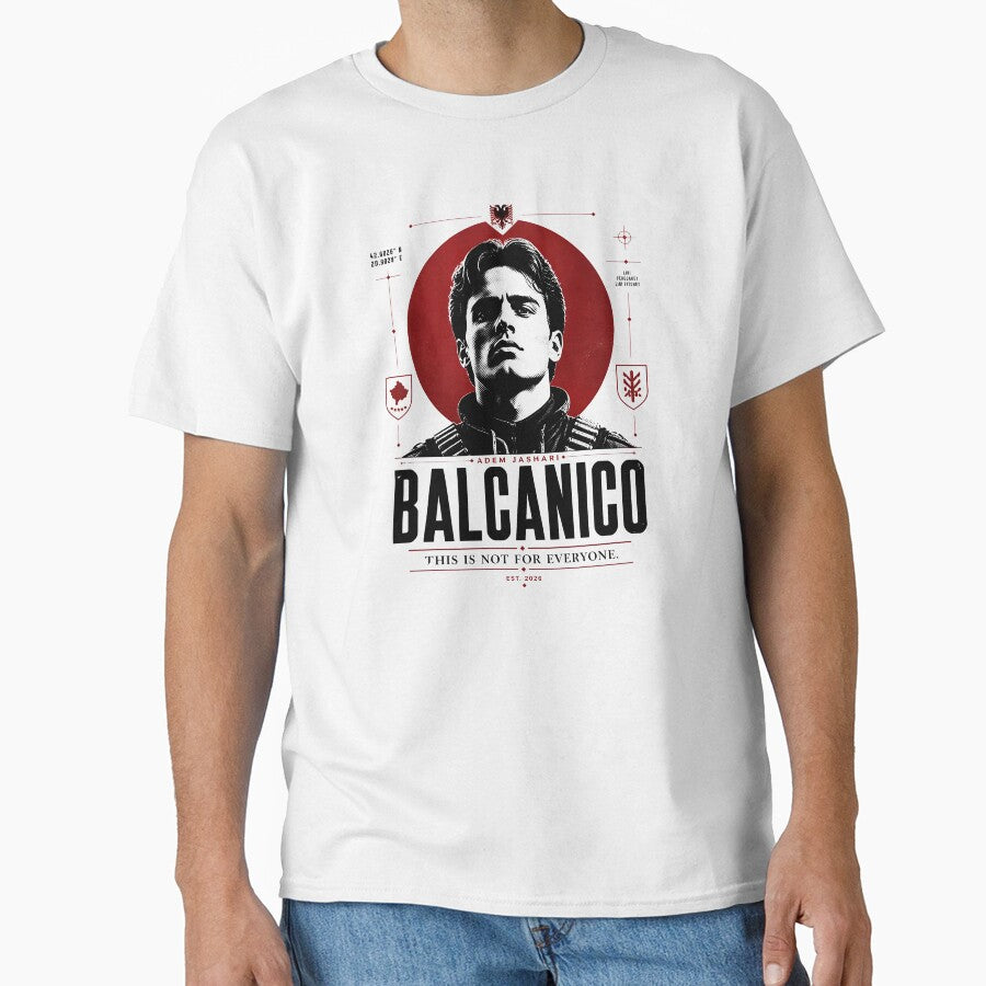BALCANICO Adem Jashari This is not for everyone Tee by BALCANICOO