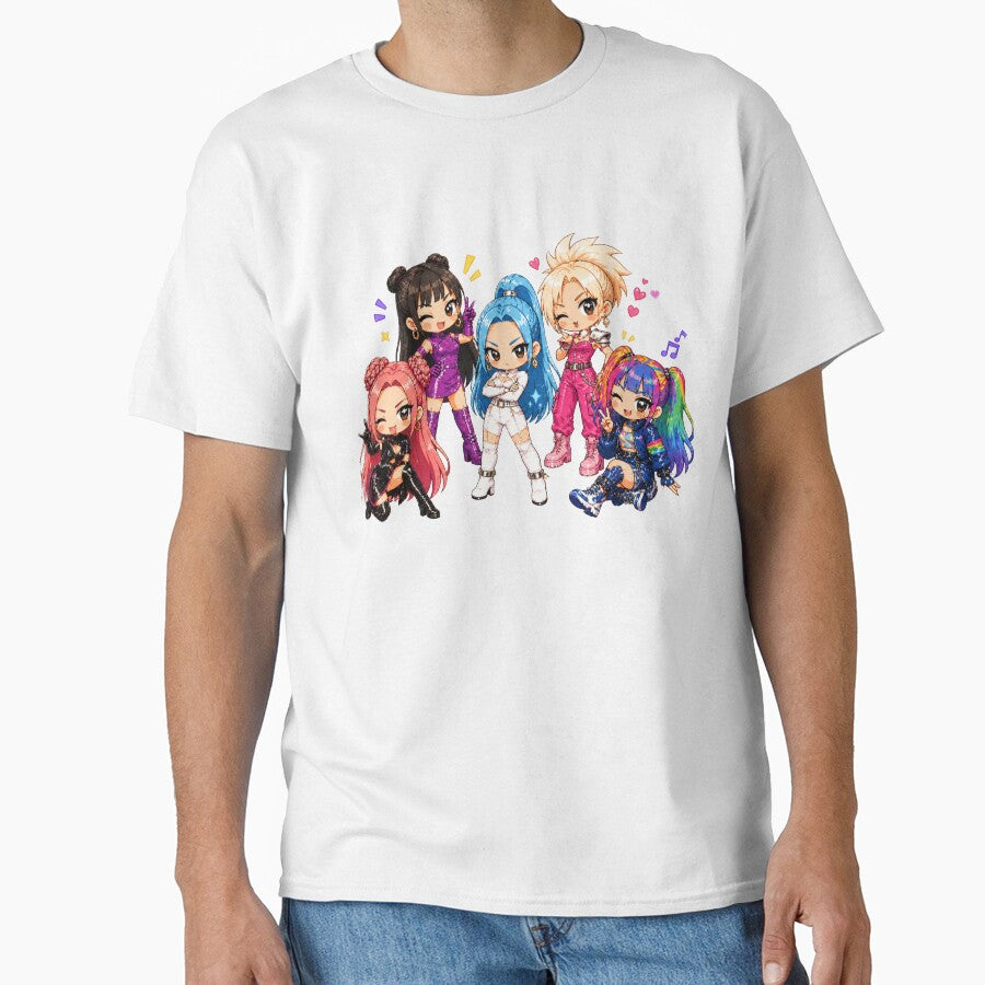 Éthos Chibi Anime Girl Group – Kawaii Idol Characters by Kikabum by KIKABUM