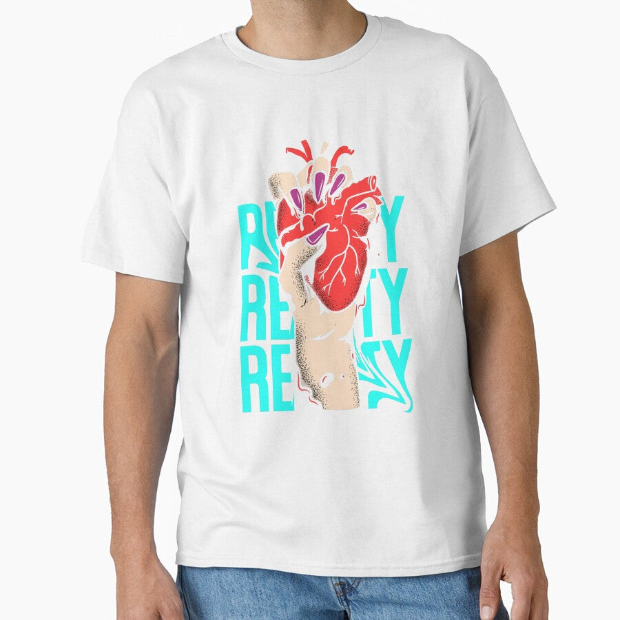 "Love in Your Hands: Heart Holding T-Shirt" by Jomfy-Comfy