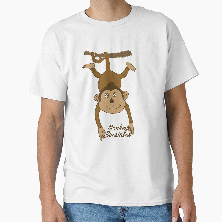 Monkey Business, funny business, fun, trending by FEEL GOOD CLUB DESIGNS
