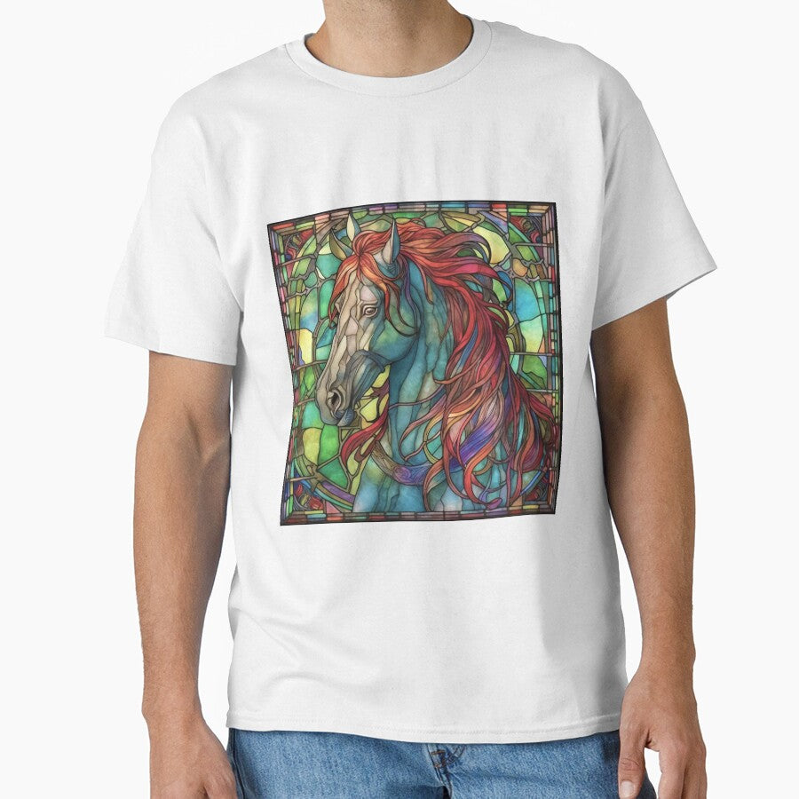 Stain Glass Red Horse I Collection by AGillis691