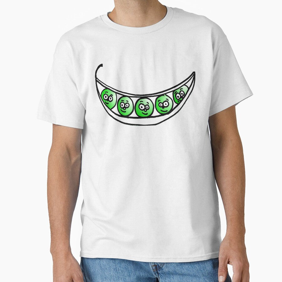 Happy, Healthy Peas in a Pod Doodle by Nalinne Jones