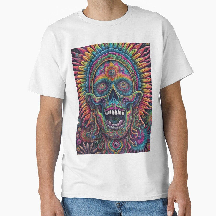 Skull Tie Dye by Printverse Studio