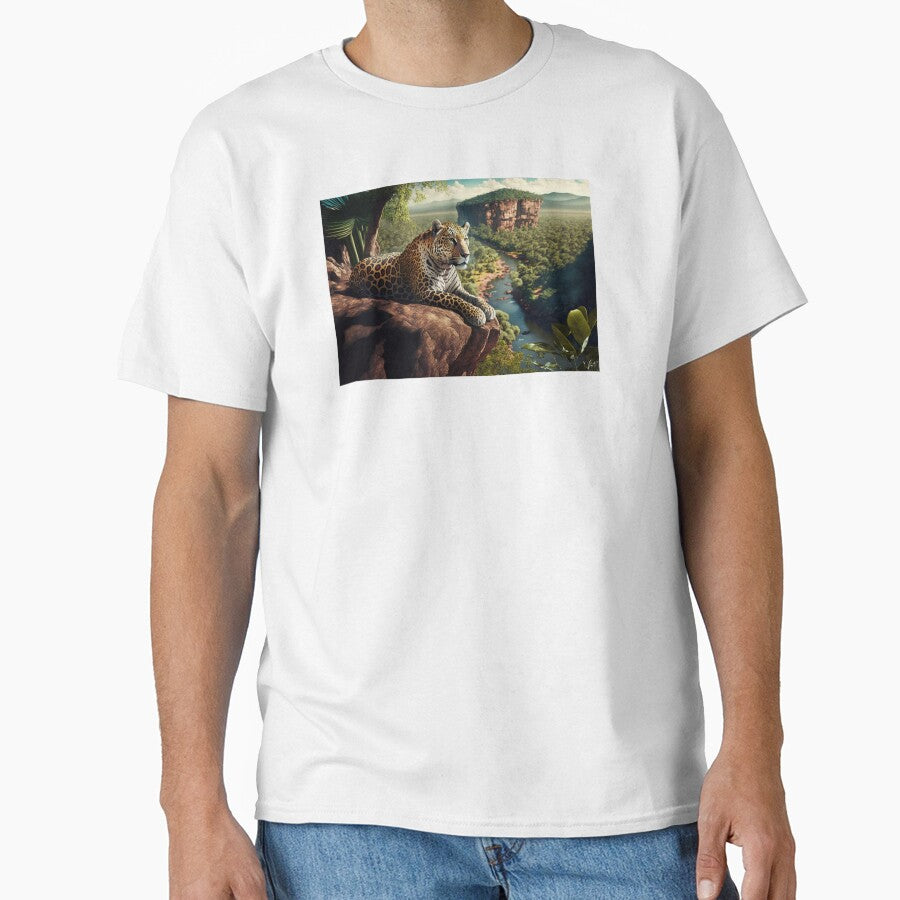 Jaguar Amazon Rainforest Painting Artwork by TheSurrealists