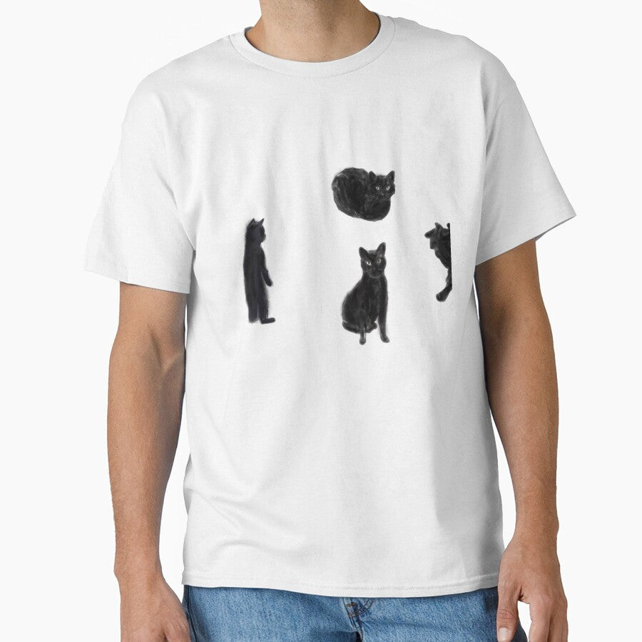 Black Cat Sticker Pack by QuirkyCritterCo
