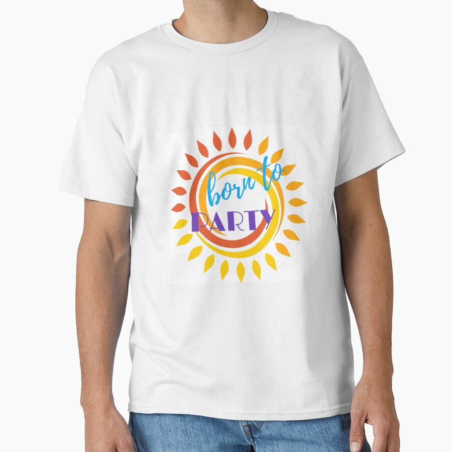 Modern BORN TO PARTY design by WAKYSHOP
