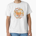 groovy retro festival,women's trendy tee,shirt with saying,hippie summer shirt by Etienne & Yolandi  Outram