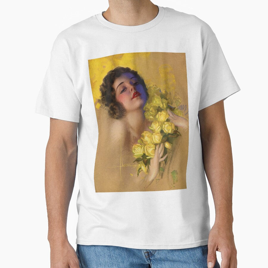Yellow Roses (20th century) - Rolf Armstrong by SALON DES ARTS