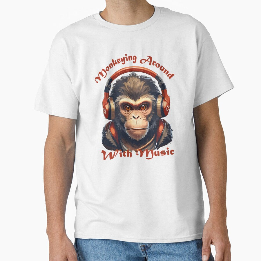 monkeying around gift idea party cracker boys children's gift shirt funny design by X-ecute