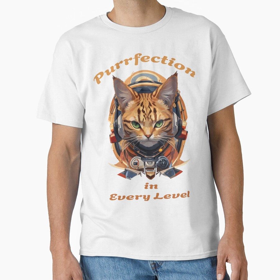Cat tomcat design shirt gift children's birthday gift idea wall art by X-ecute