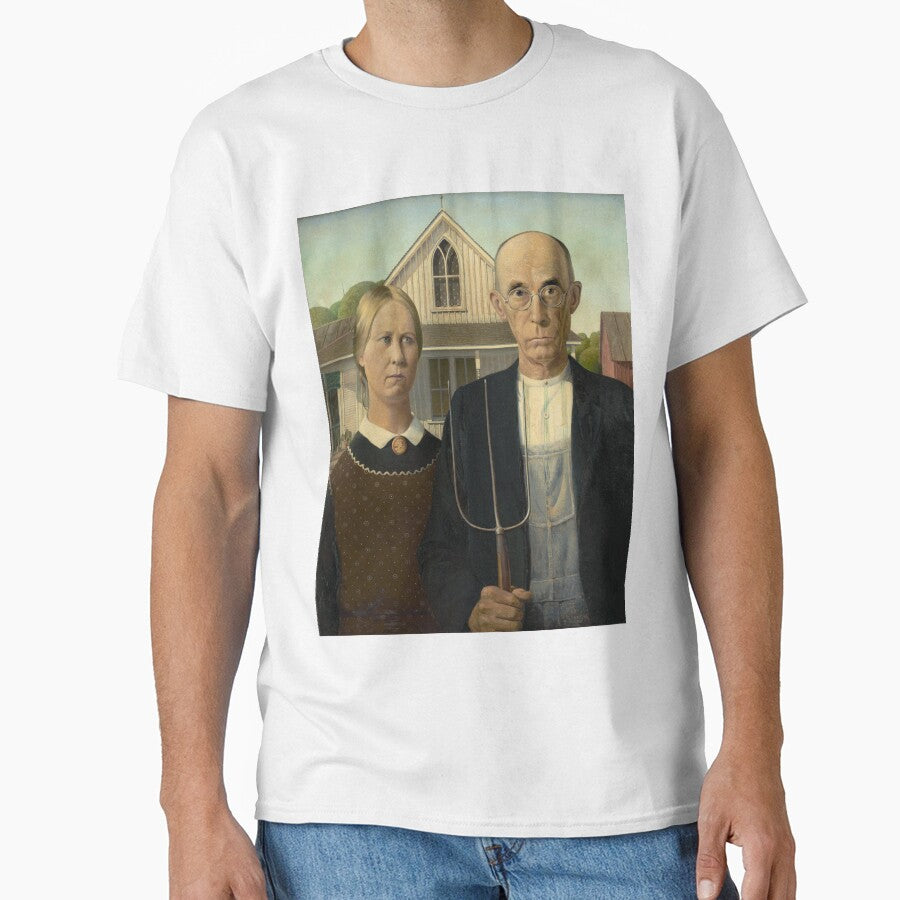 American Gothic (1930) - Grant Wood by SALON DES ARTS
