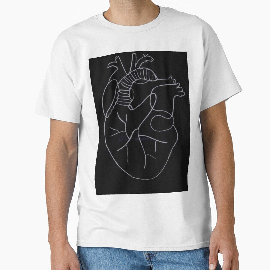 heart line art | linear heart drwaing by thissmarwa