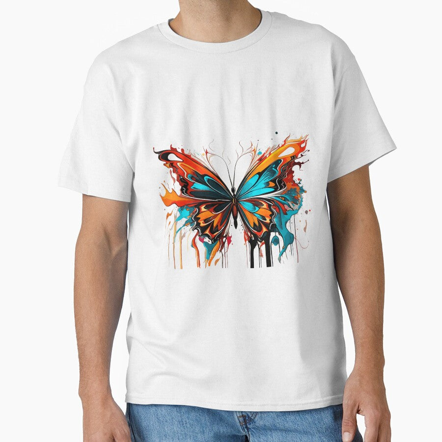 Butterfly art gift for her engagement wall decoration wall art illustration by X-ecute