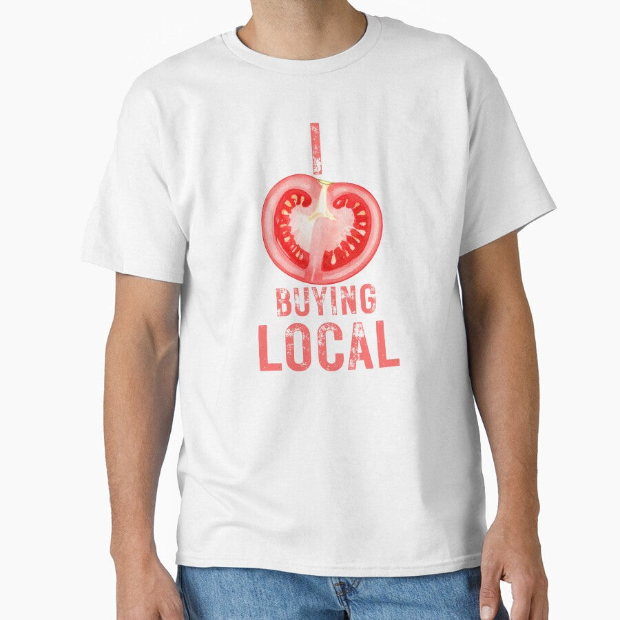 Local Farmers  Support Print / I Love Buying local by Thehatinthecat