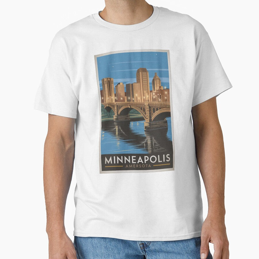 Minneapolis Vintage Travel Poster by TravelerRat