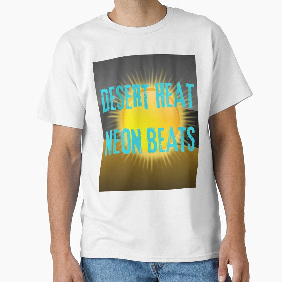 Desert Heat, Neon Beats – Festival Vibes Tee by DPArtWear