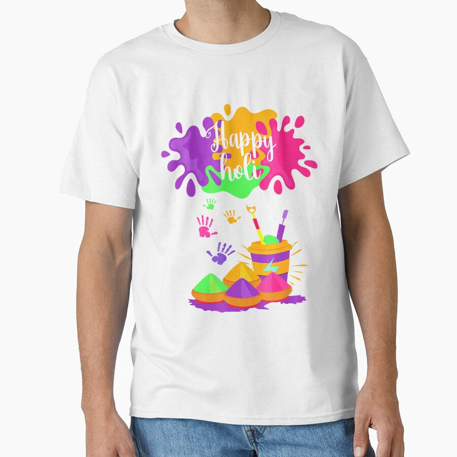 Happy Holi Festival Outfit For Women Kids Men Family by fakioenmi