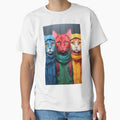 3 Cats Wearing Coats Illustration - Street Style by SuperSeries