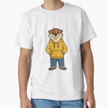 Cool Otter in Yellow Hoodie – Casual Animal Character by Confuzz1ed
